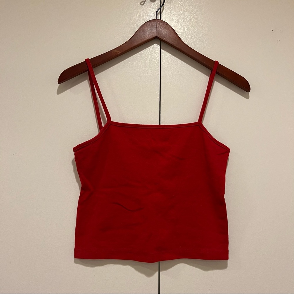 red brandy melville tank top